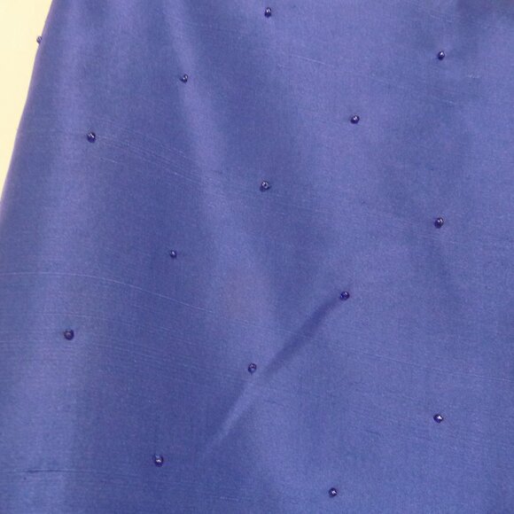 Ralph Lauren 100% Silk Skirt Beaded Size 6 - Picture 3 of 12